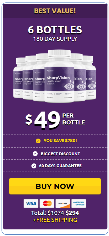 SharpVision 6 Bottle Pack
