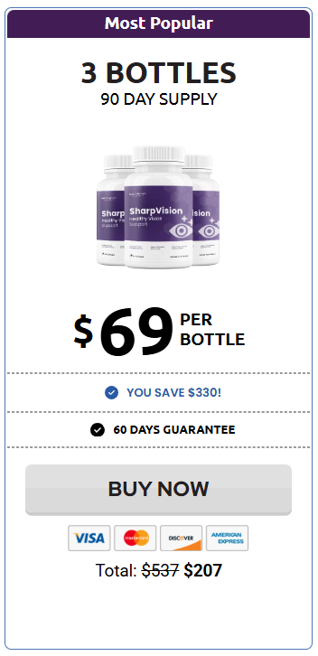 SharpVision 3 Bottle Pack