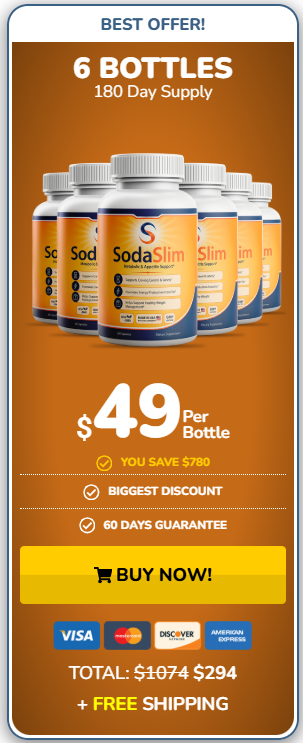 SodaSlim 6 Bottle Pack