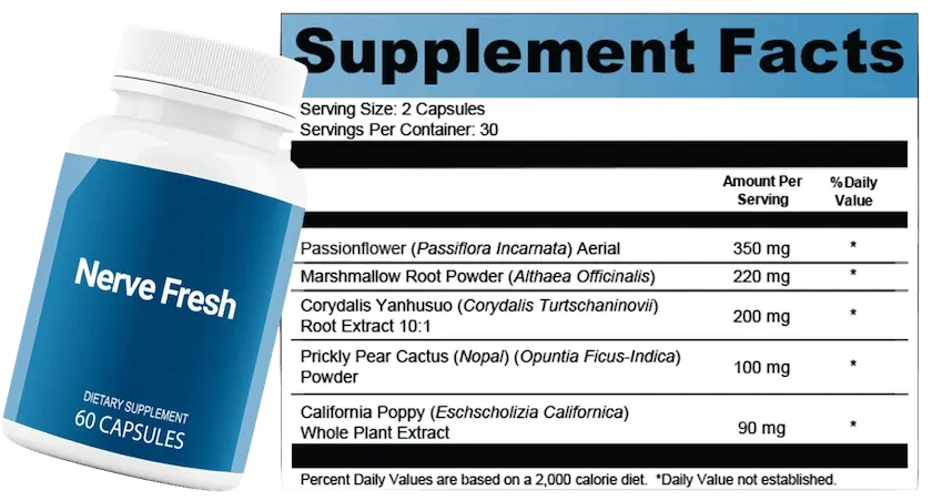 Nerve Fresh key ingredients