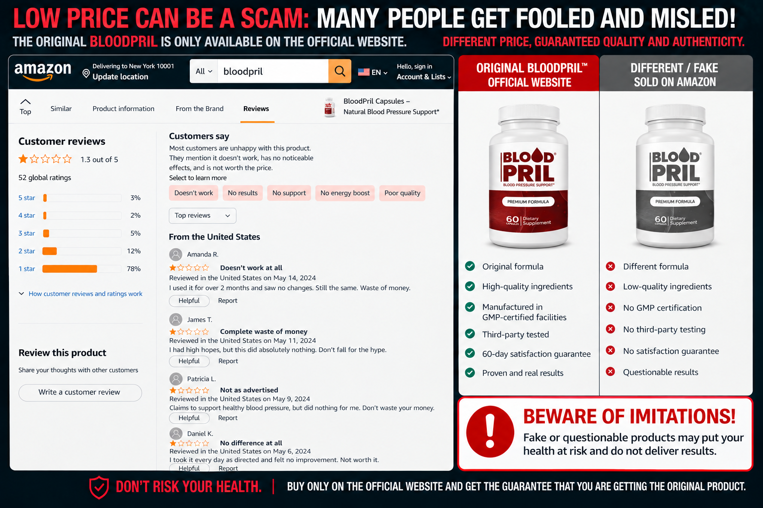 BloodPril scam alert