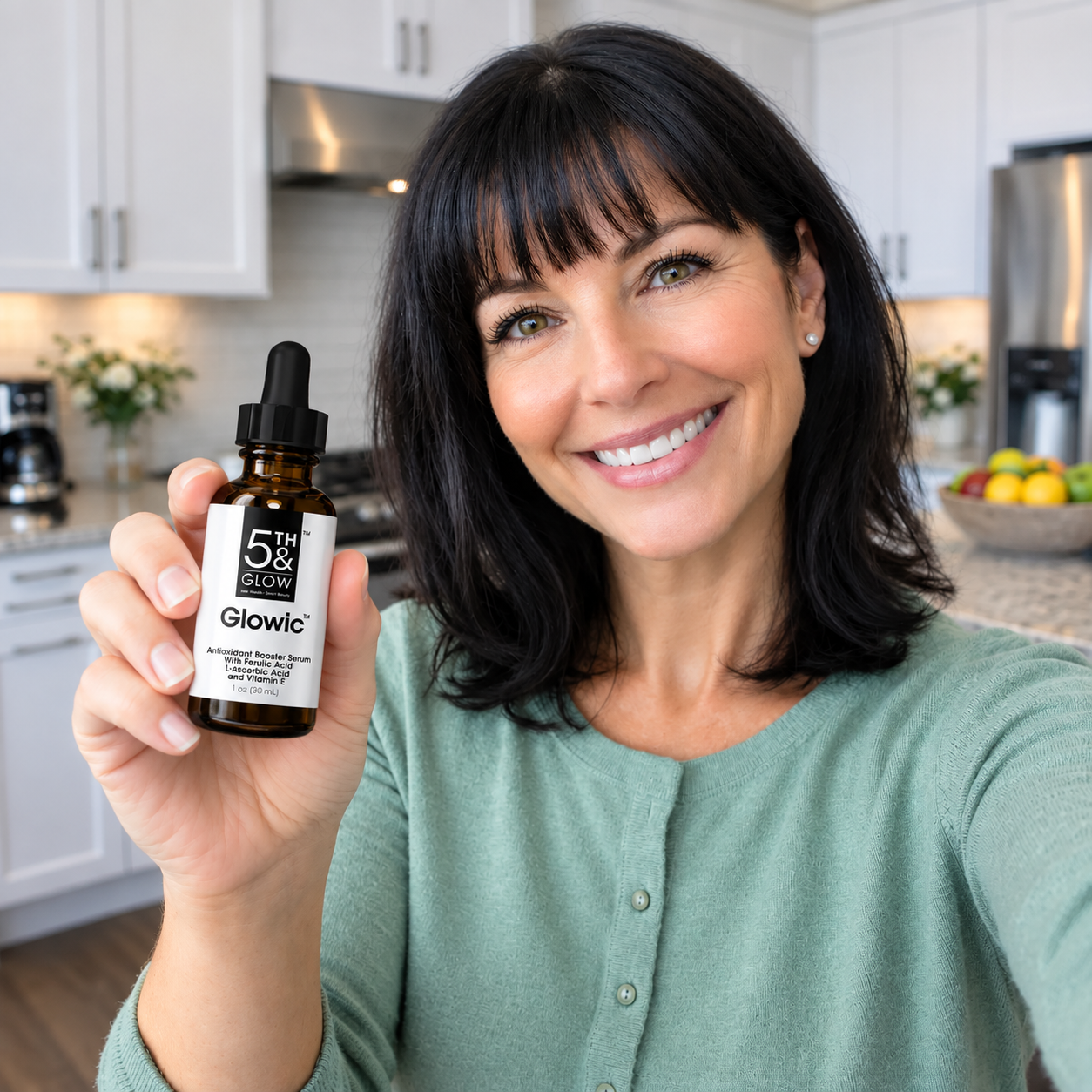 Karen W. with Glowic