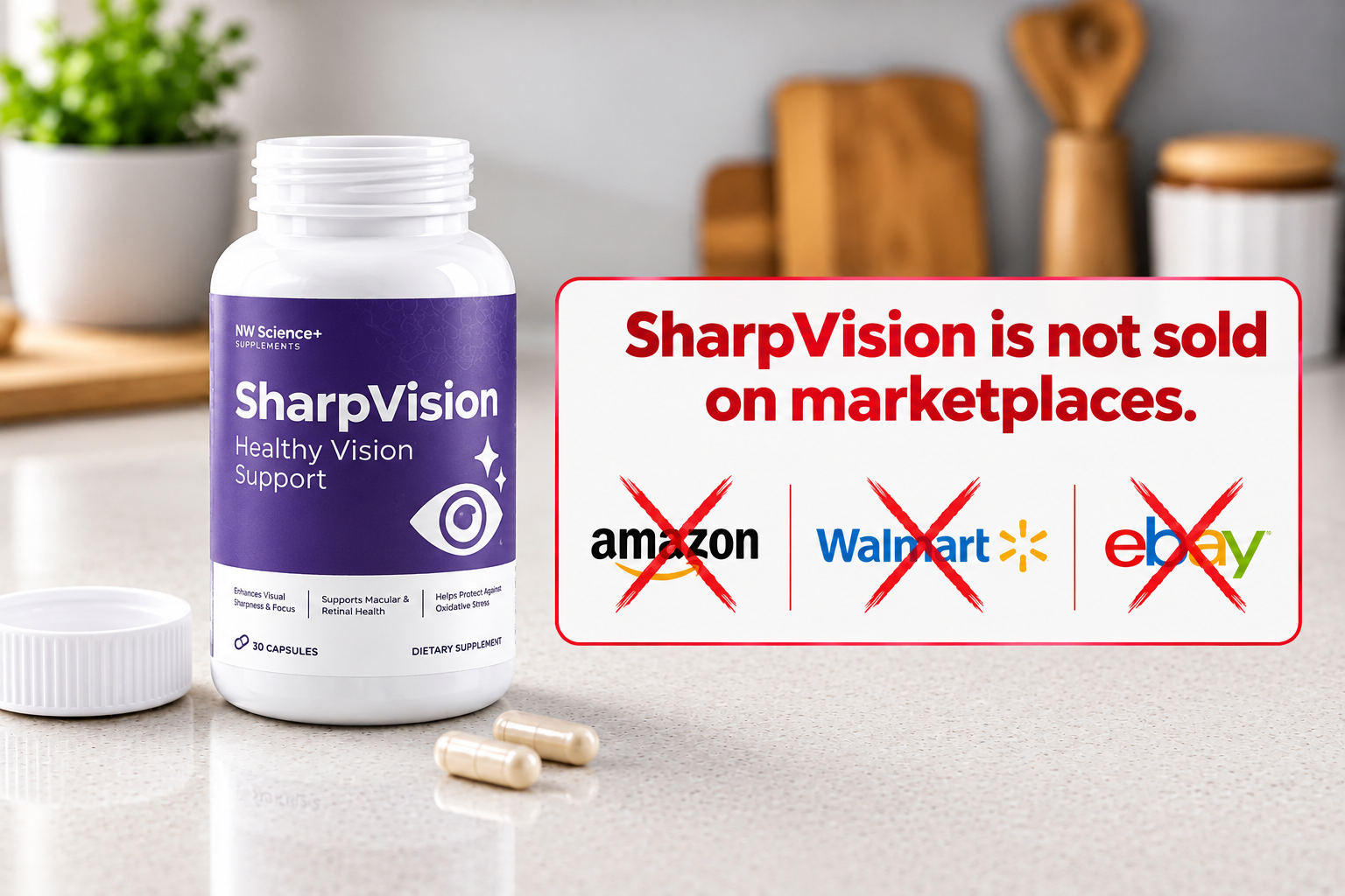 SharpVision nie jest sprzedawany na platformach sprzedażowych